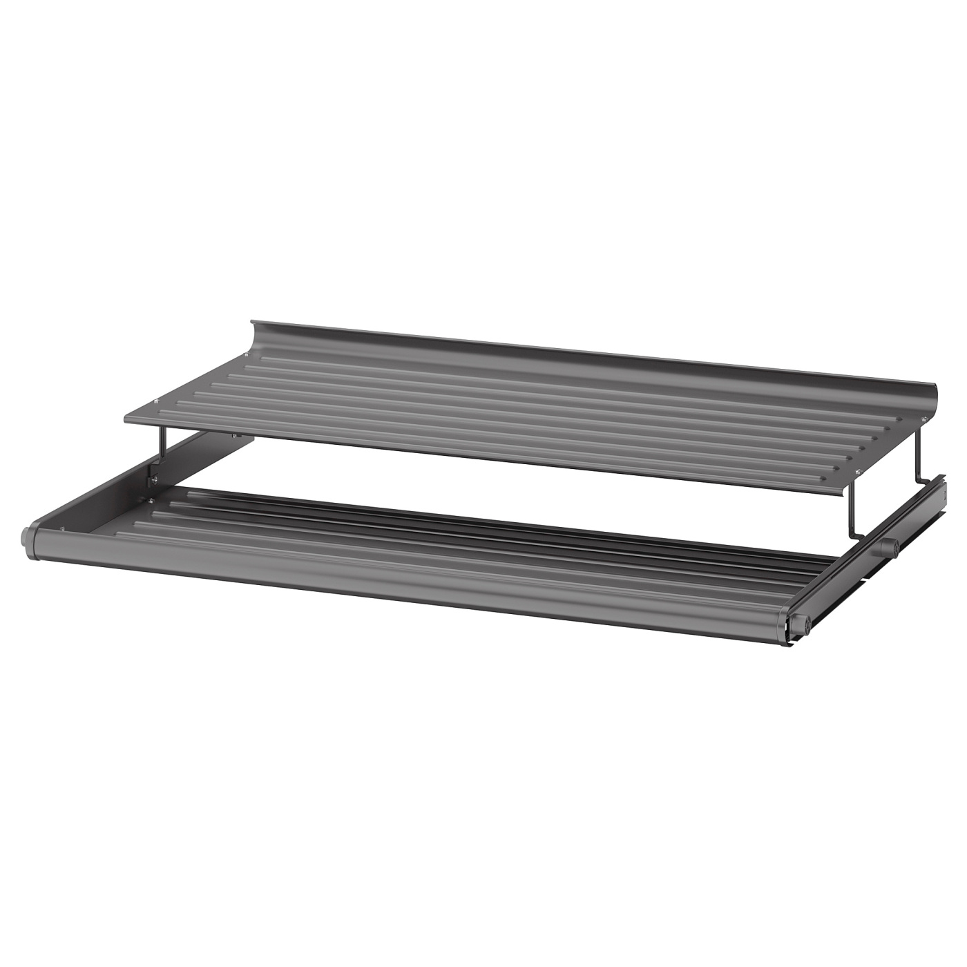 KOMPLEMENT pull-out shoe shelf dark grey - IKEA