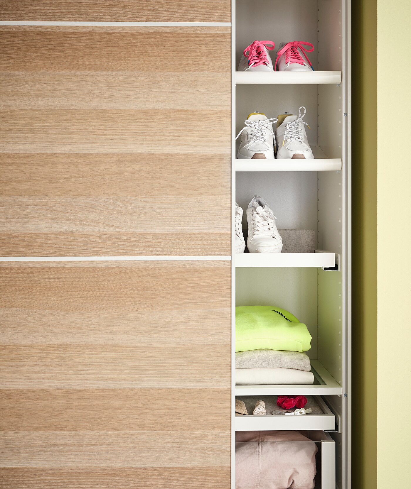 IKEA購入　靴棚　白　10段 KOMPLEMENT shoe shelf white - IKEA