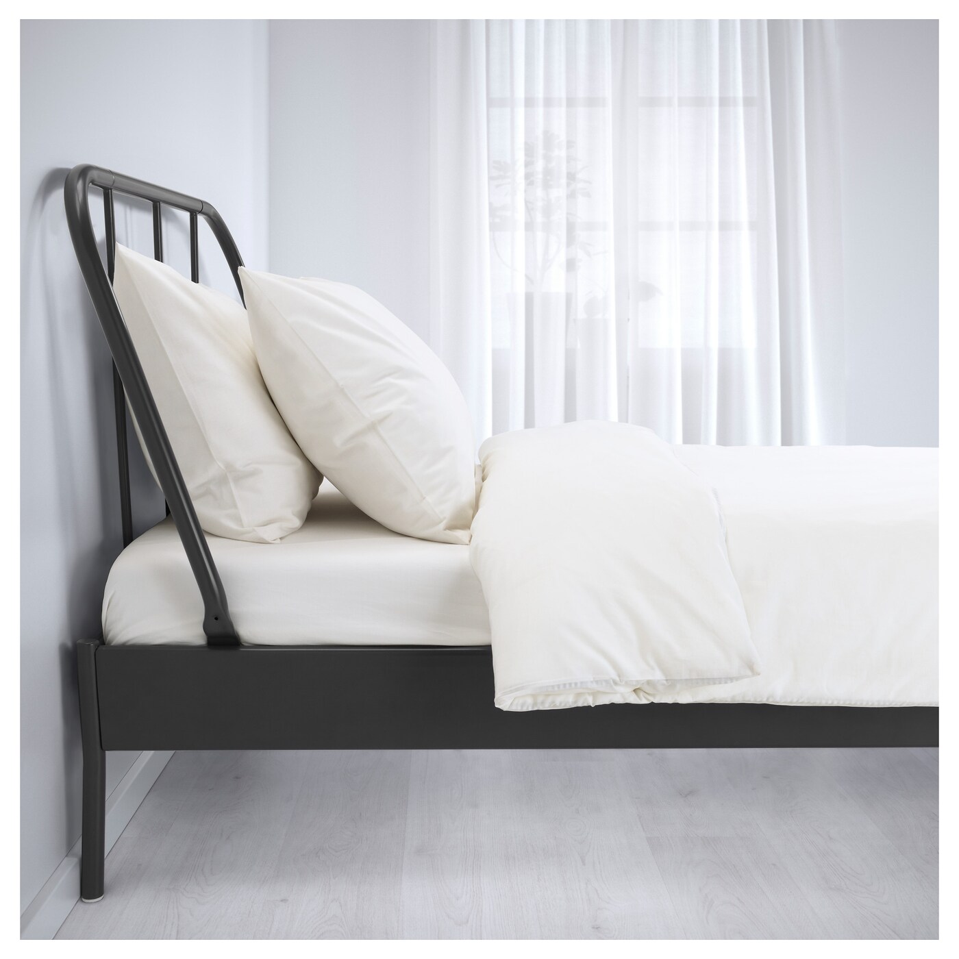 IKEA イケア KOPARDAL ダブル ベッド KOPARDAL bed frame grey - IKEA