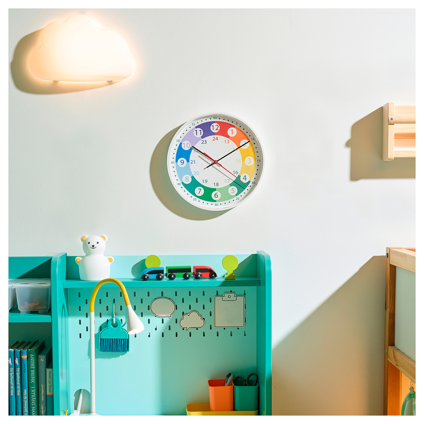 KORVTRÄD wall clock multicolour - IKEA