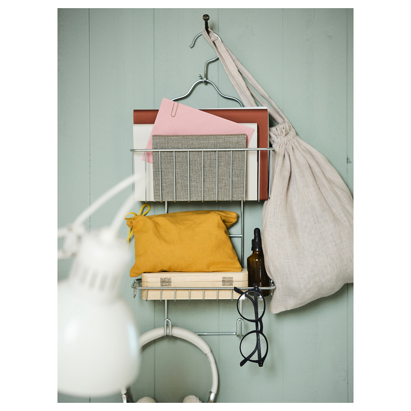 KROKFJORDEN shower hanger, two tiers zinc plated - IKEA