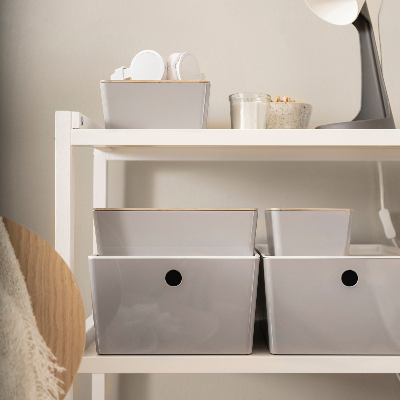KUGGIS box light grey - IKEA