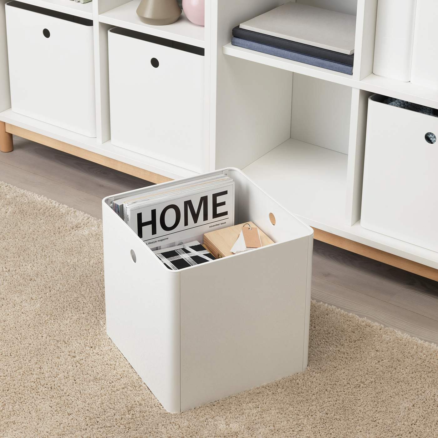 KUGGIS storage box white - IKEA