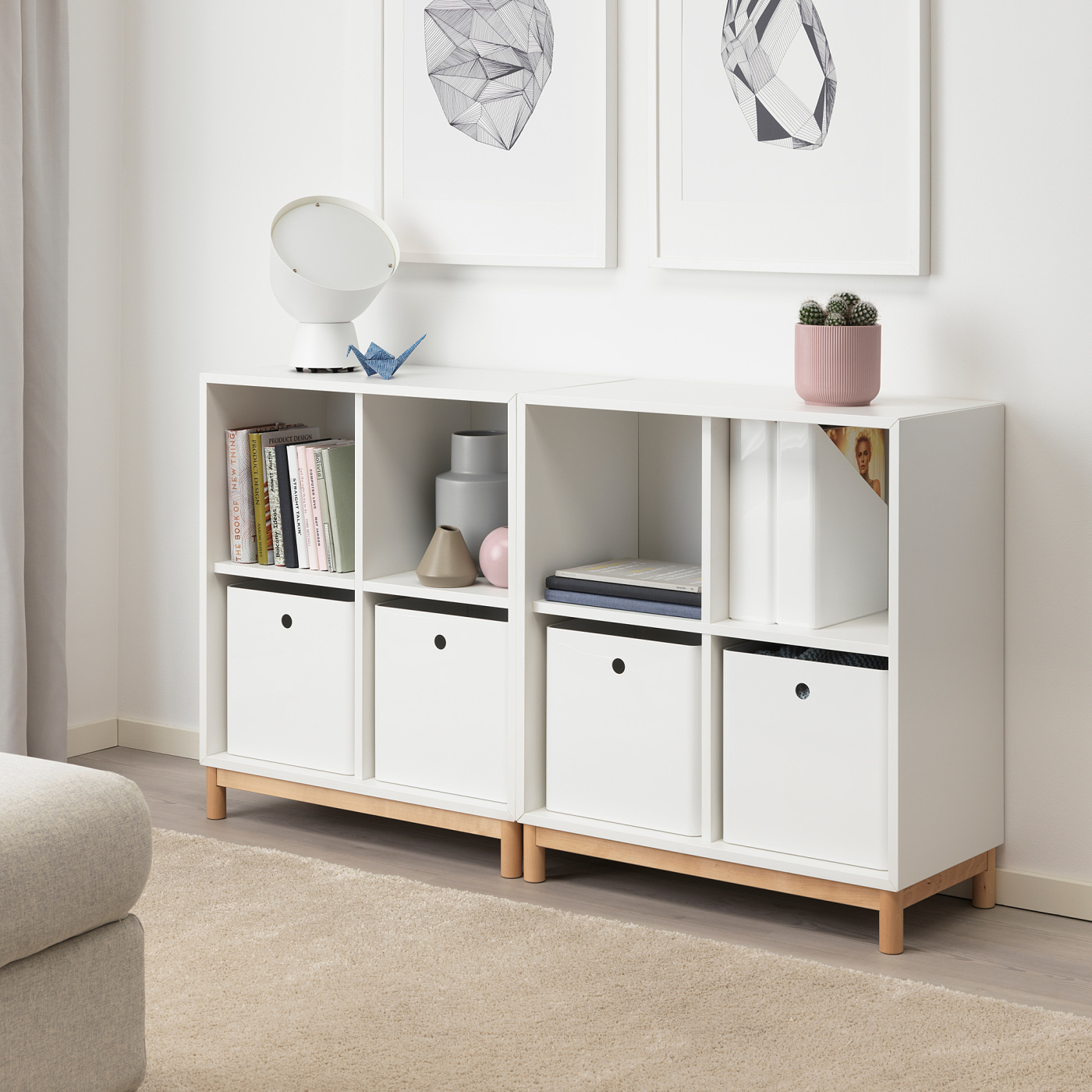 KUGGIS storage box white - IKEA