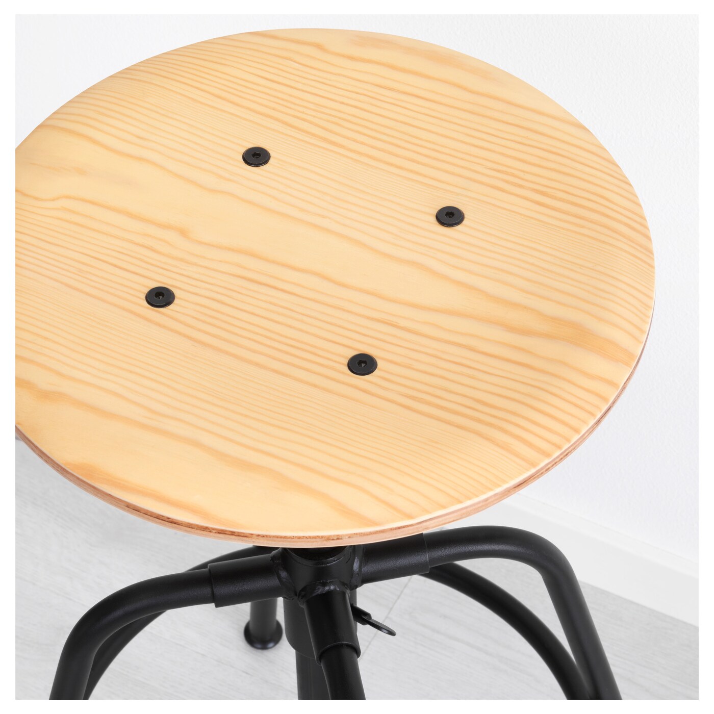「2脚セット」イケア IKEA KULLABERG 木製チェア スツール KULLABERG stool pine/black - IKEA