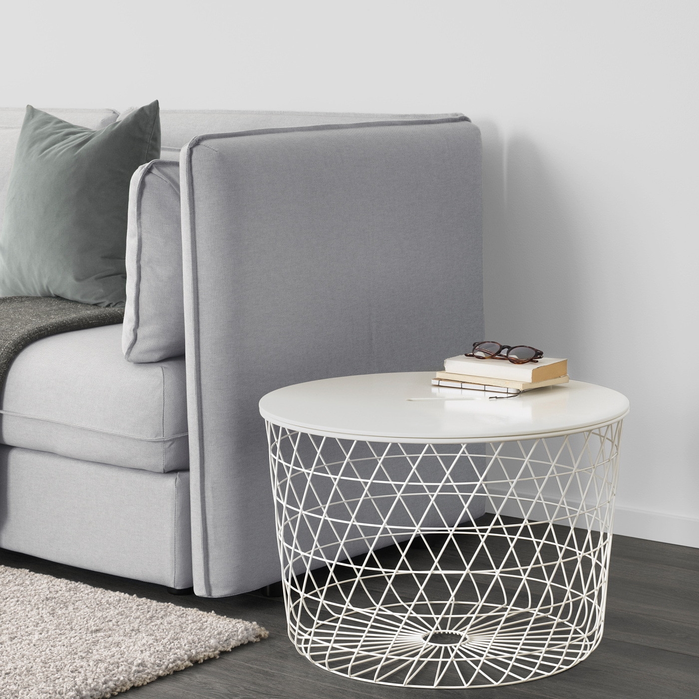 KVISTBRO storage table white - IKEA