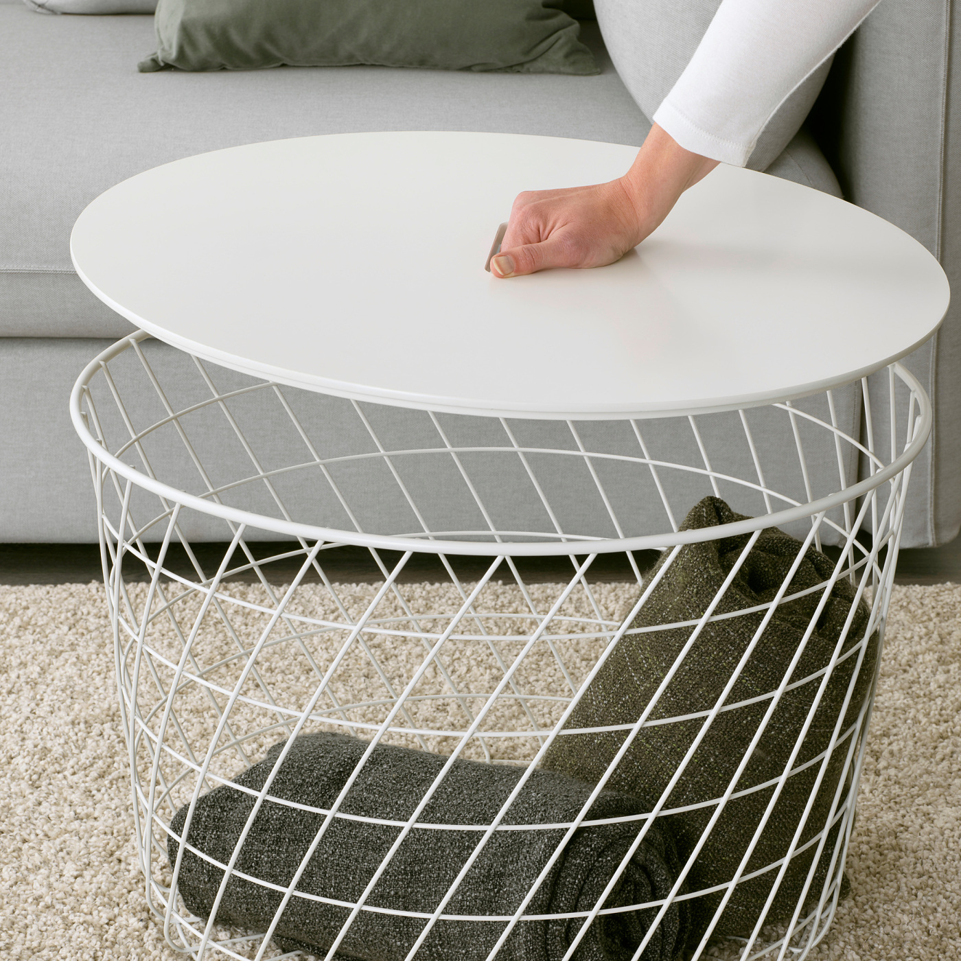 KVISTBRO storage table white - IKEA