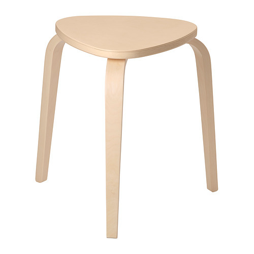 TRÄNNÖ stool white/pine - IKEA