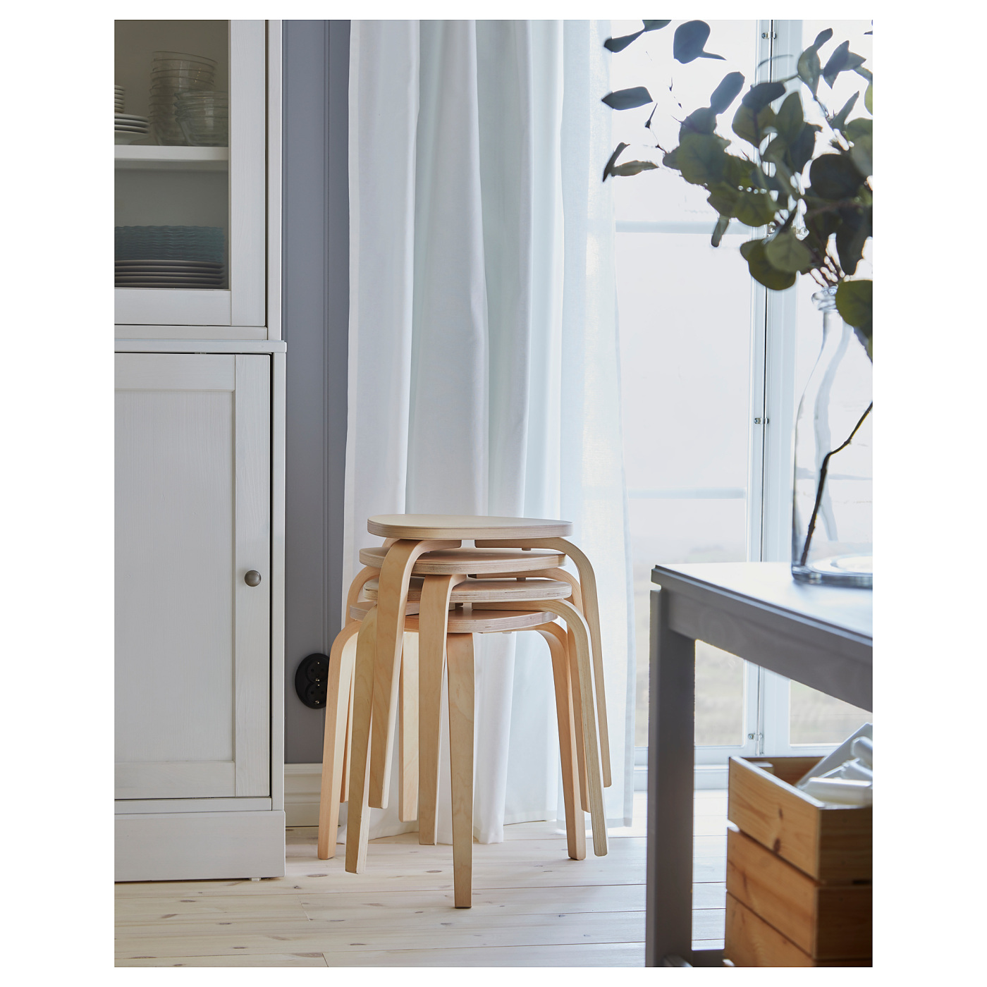 KYRRE stool bright red - IKEA