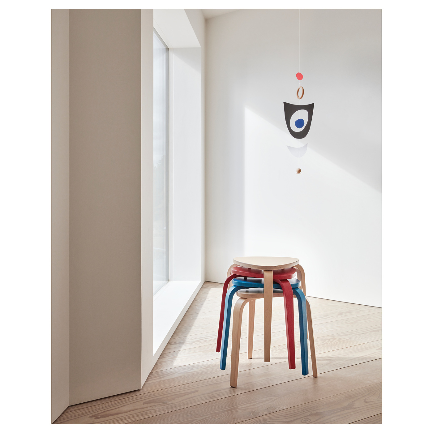 KYRRE stool bright red - IKEA