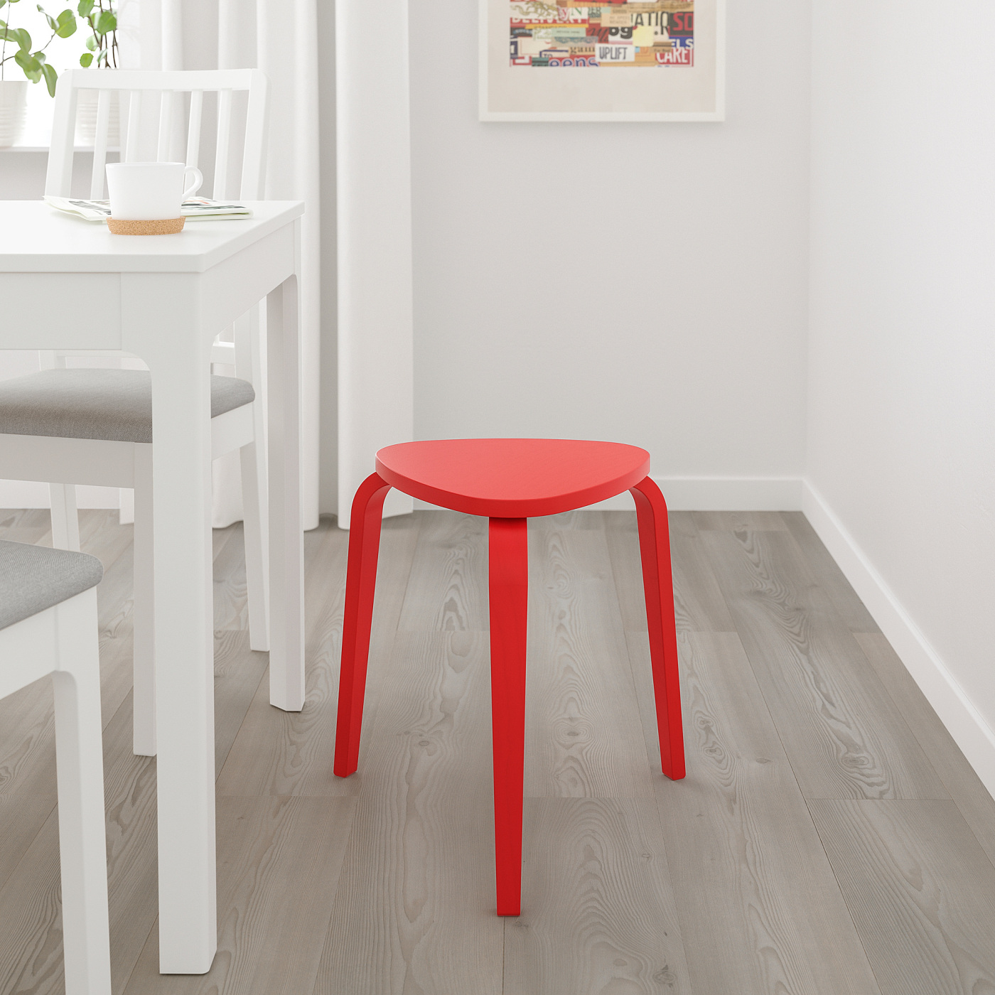KYRRE stool bright red - IKEA