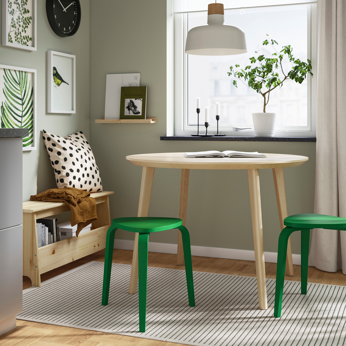 KYRRE stool green - IKEA