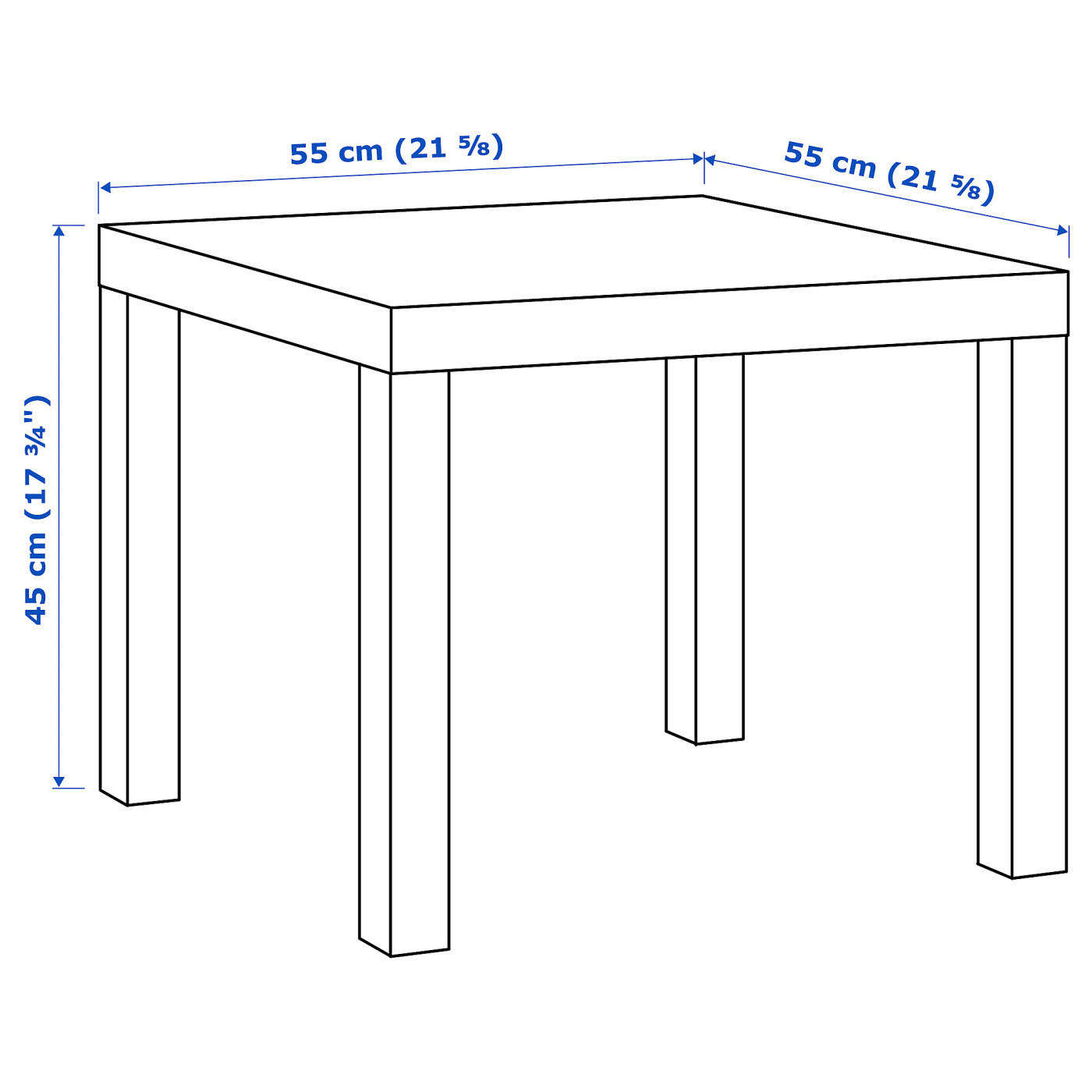 LACK side table black - IKEA