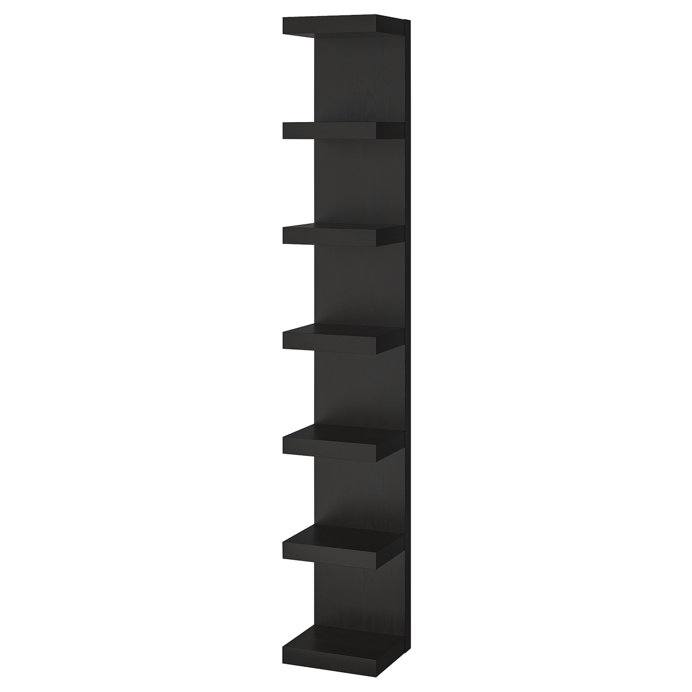 LACK wall shelf unit black-brown - IKEA