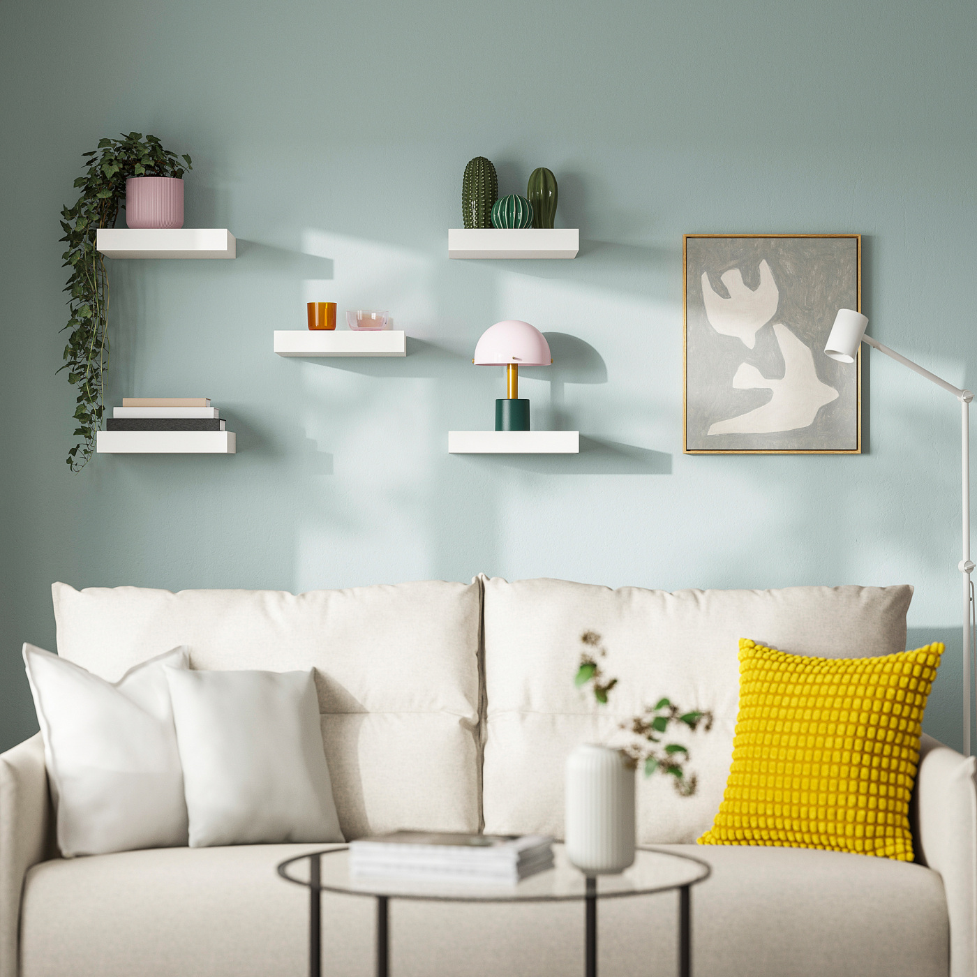 LACK wall shelf white - IKEA