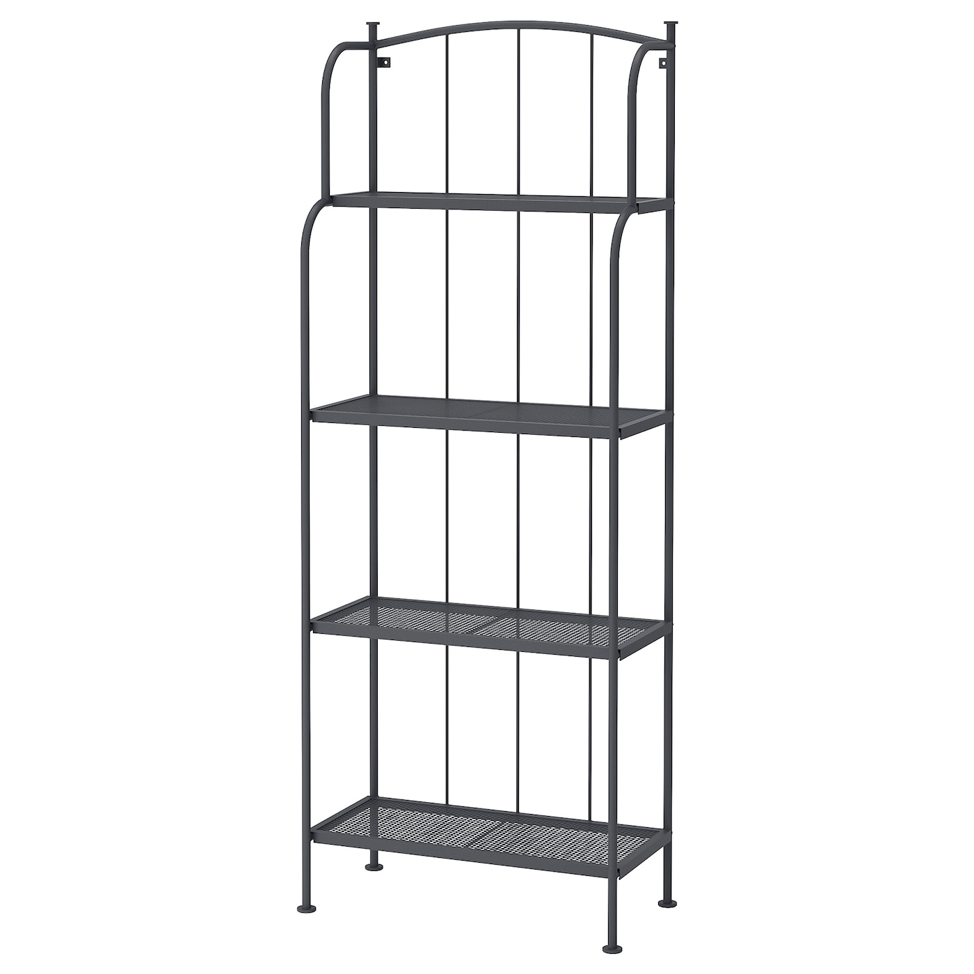IKEA ラック LÄCKÖ shelving unit, outdoor grey - IKEA