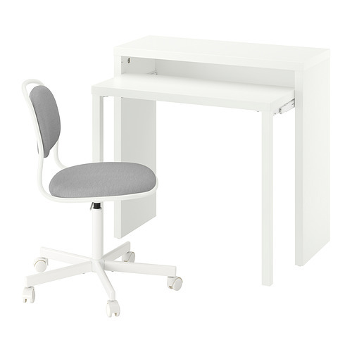 BRUSALI desk white - IKEA