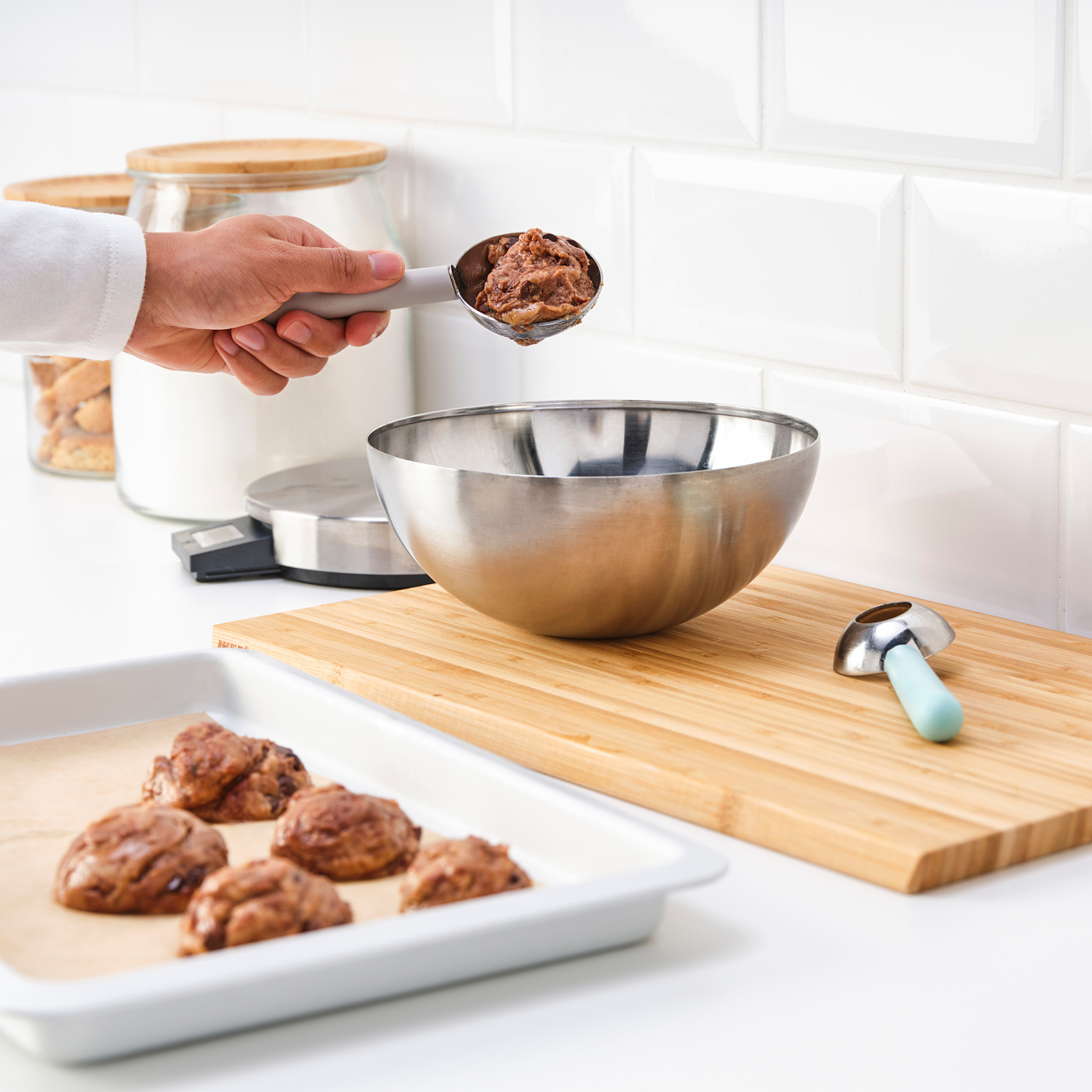 LÄTTBAKAD cookie scoop, set of 2 - IKEA