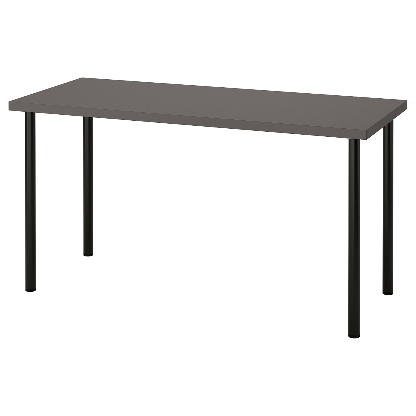 LAGKAPTEN / ADILS desk dark grey/black - IKEA