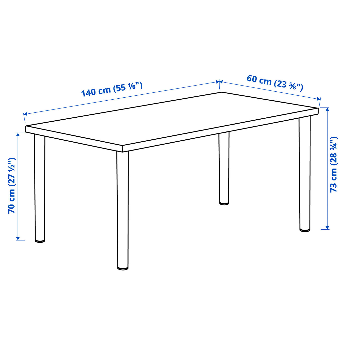 LAGKAPTEN / ADILS desk grey-turquoise/black - IKEA