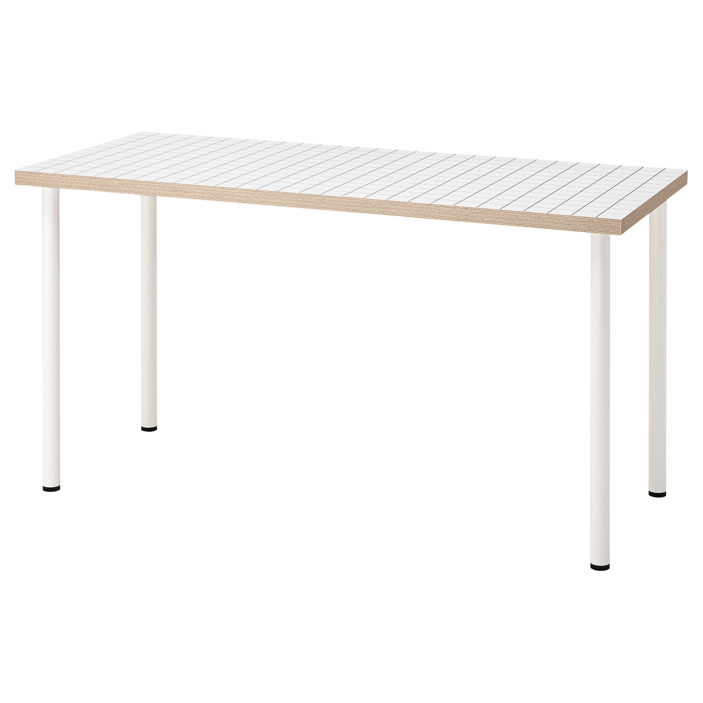 Adils LAGKAPTEN / ADILS desk white anthracite/white - IKEA
