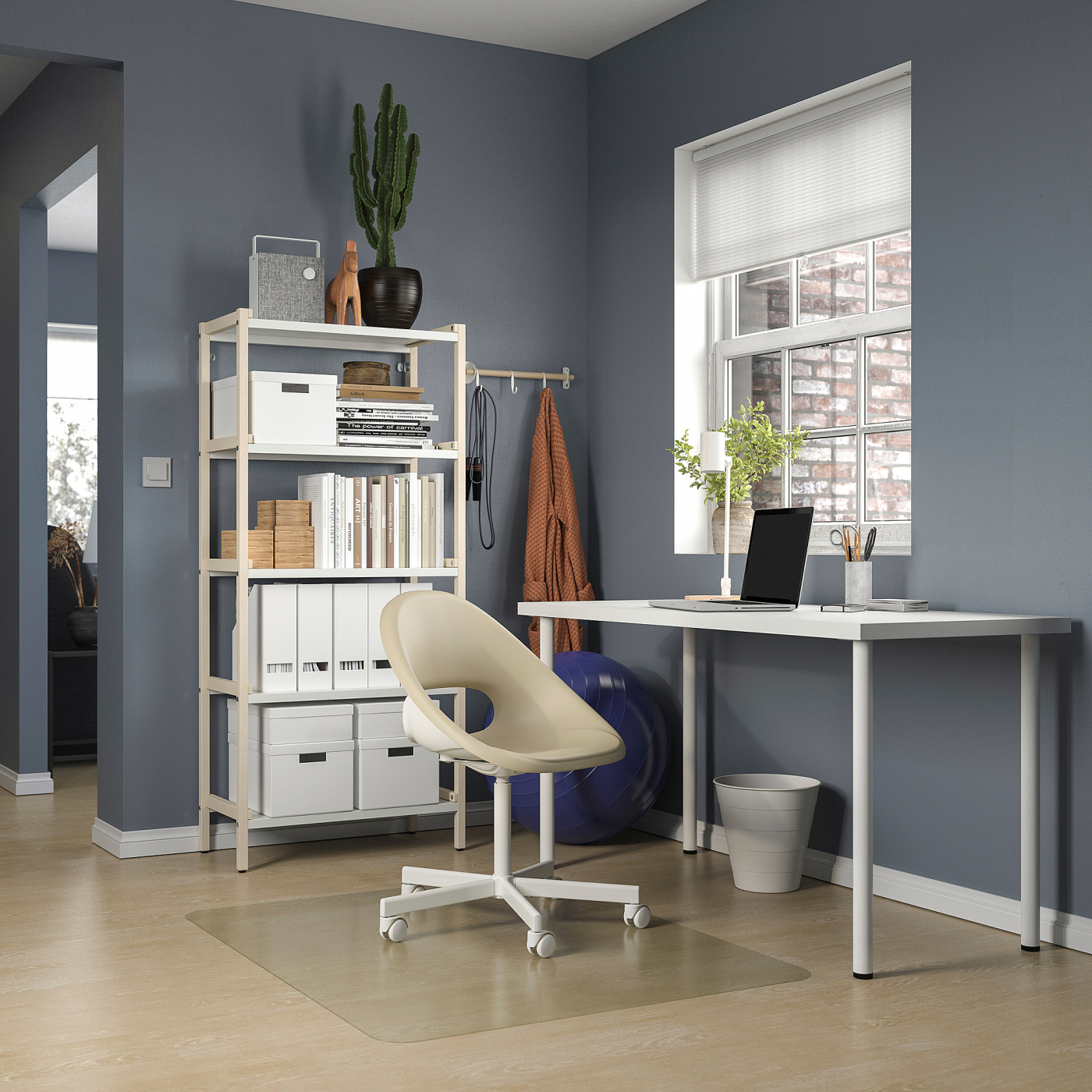 IKEA LAGKAPTEN ホワイトパネル LAGKAPTEN / ADILS desk white - IKEA