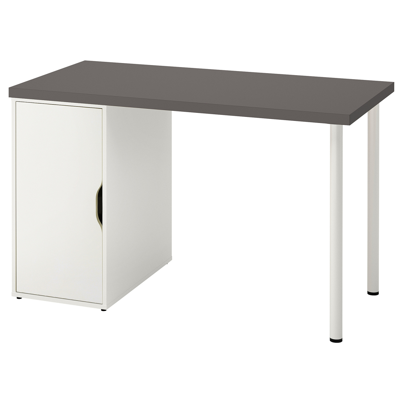 LAGKAPTEN / ALEX desk dark grey/white - IKEA