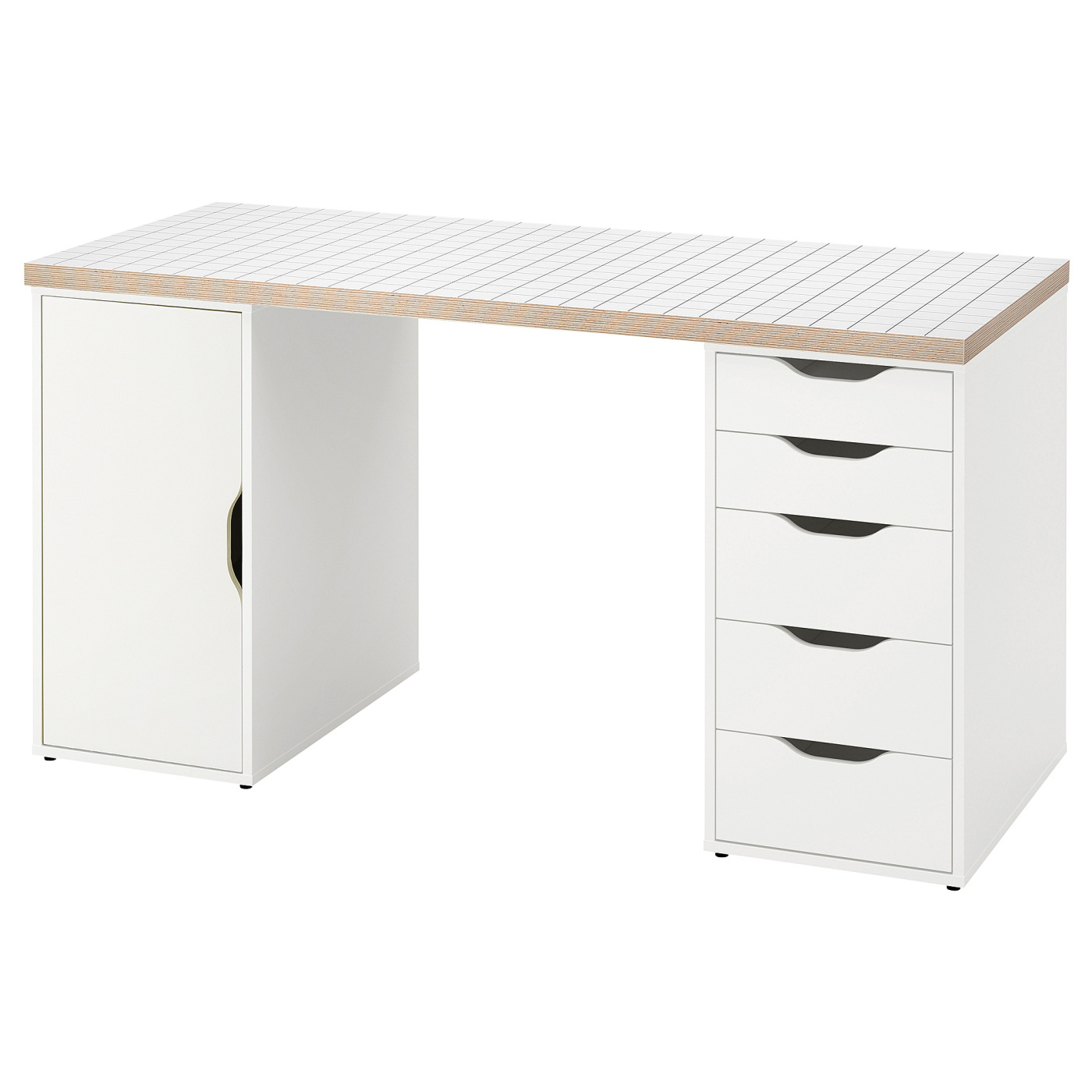 IKEA LAGKAPTEN ラグカプテン ホワイト/ ALEX ネイビー LAGKAPTEN / ALEX desk white/anthracite - IKEA