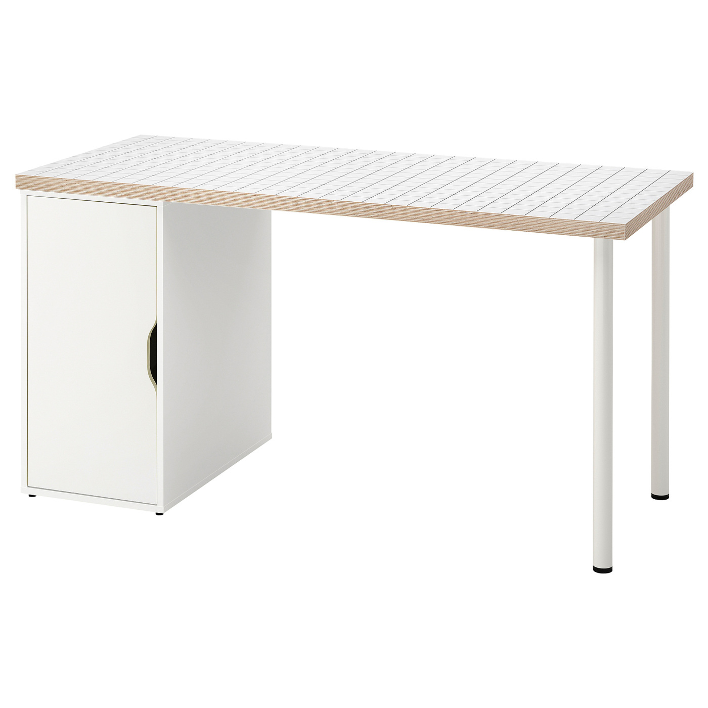 LAGKAPTEN / ALEX desk white/anthracite - IKEA