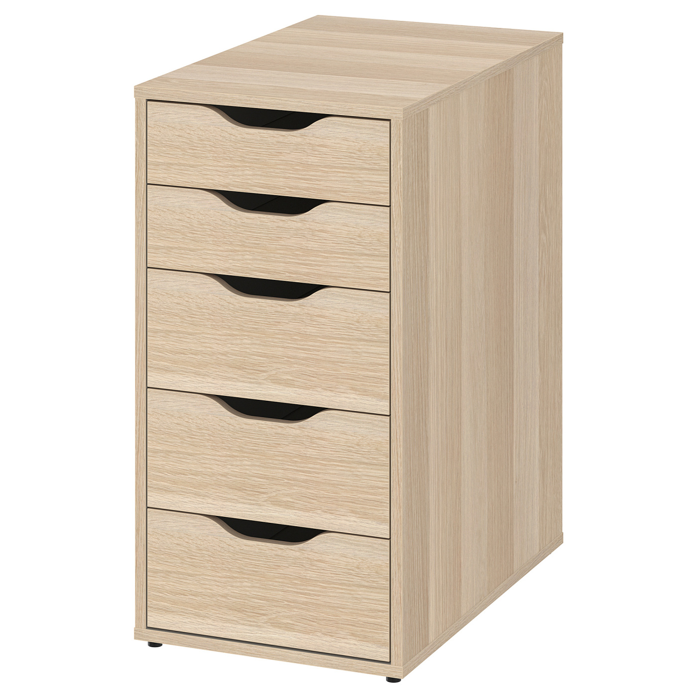 LAGKAPTEN / ALEX desk white stained/oak effect white - IKEA