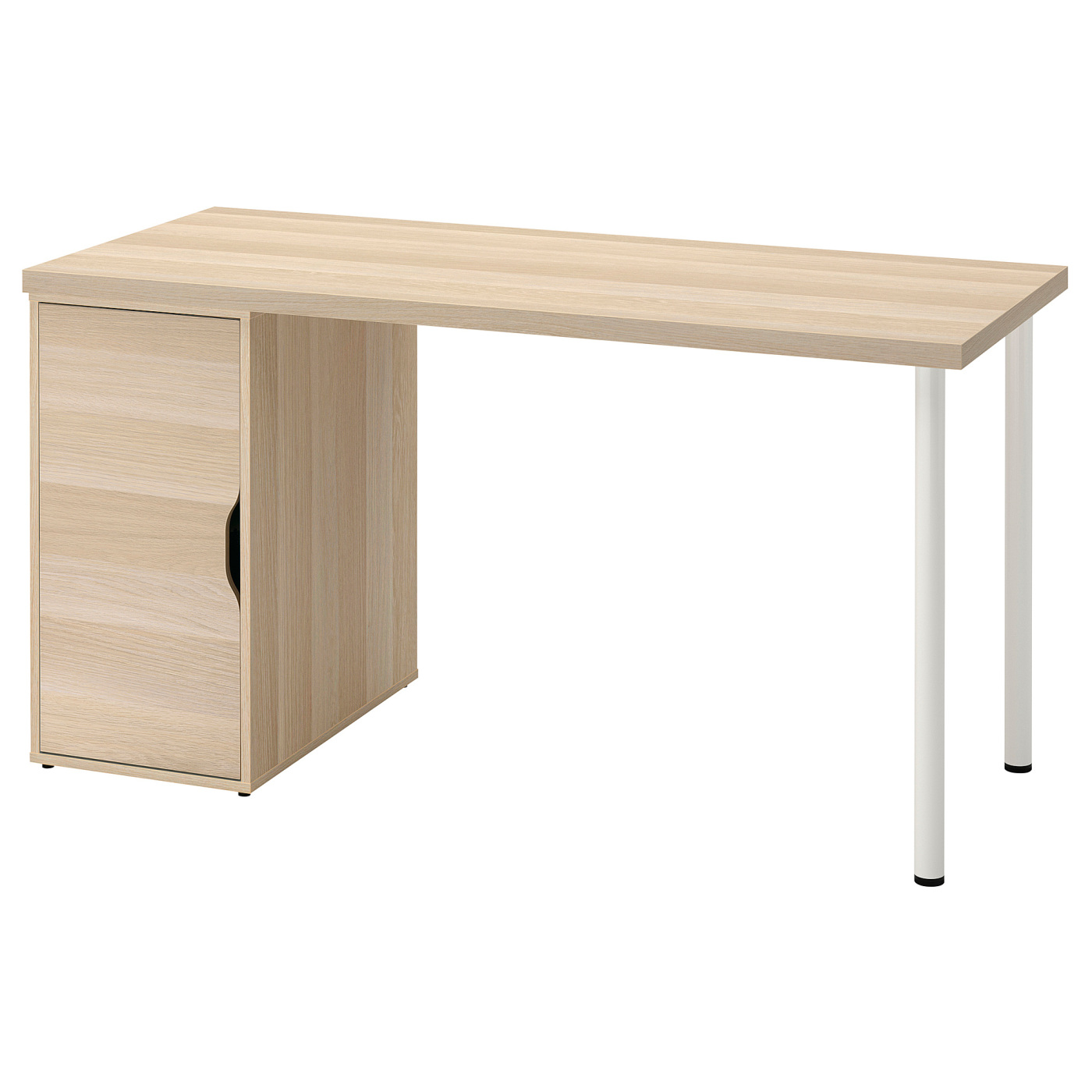 LAGKAPTEN / ALEX desk white stained/oak effect white - IKEA