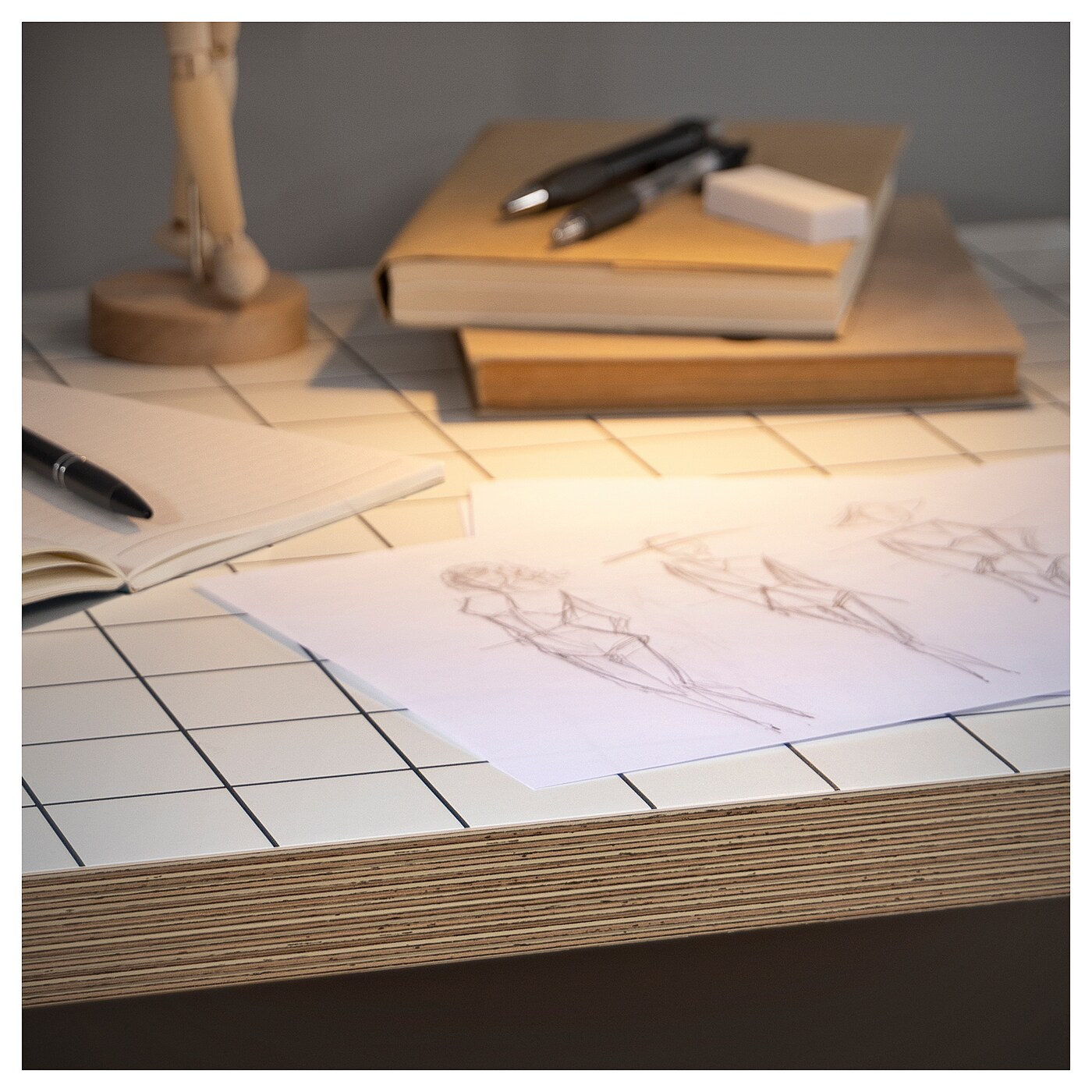 LAGKAPTEN / KRILLE desk white anthracite/white - IKEA LAGKAPTEN / KRILLE desk white anthracite/white - IKEA