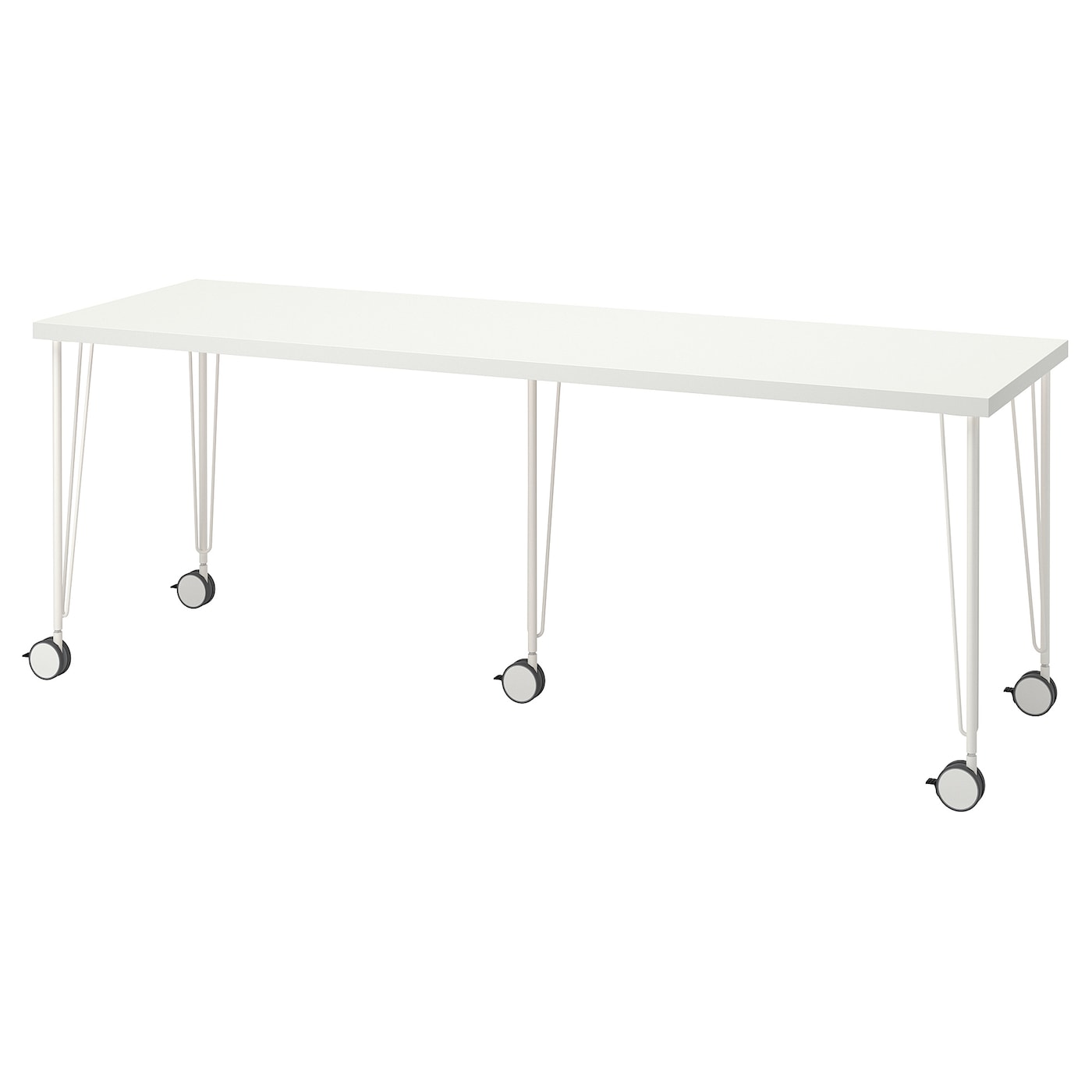 IKEA LAGKAPTEN テーブル 200x60cm LAGKAPTEN / ALEX desk, white, 200x60 cm - IKEA