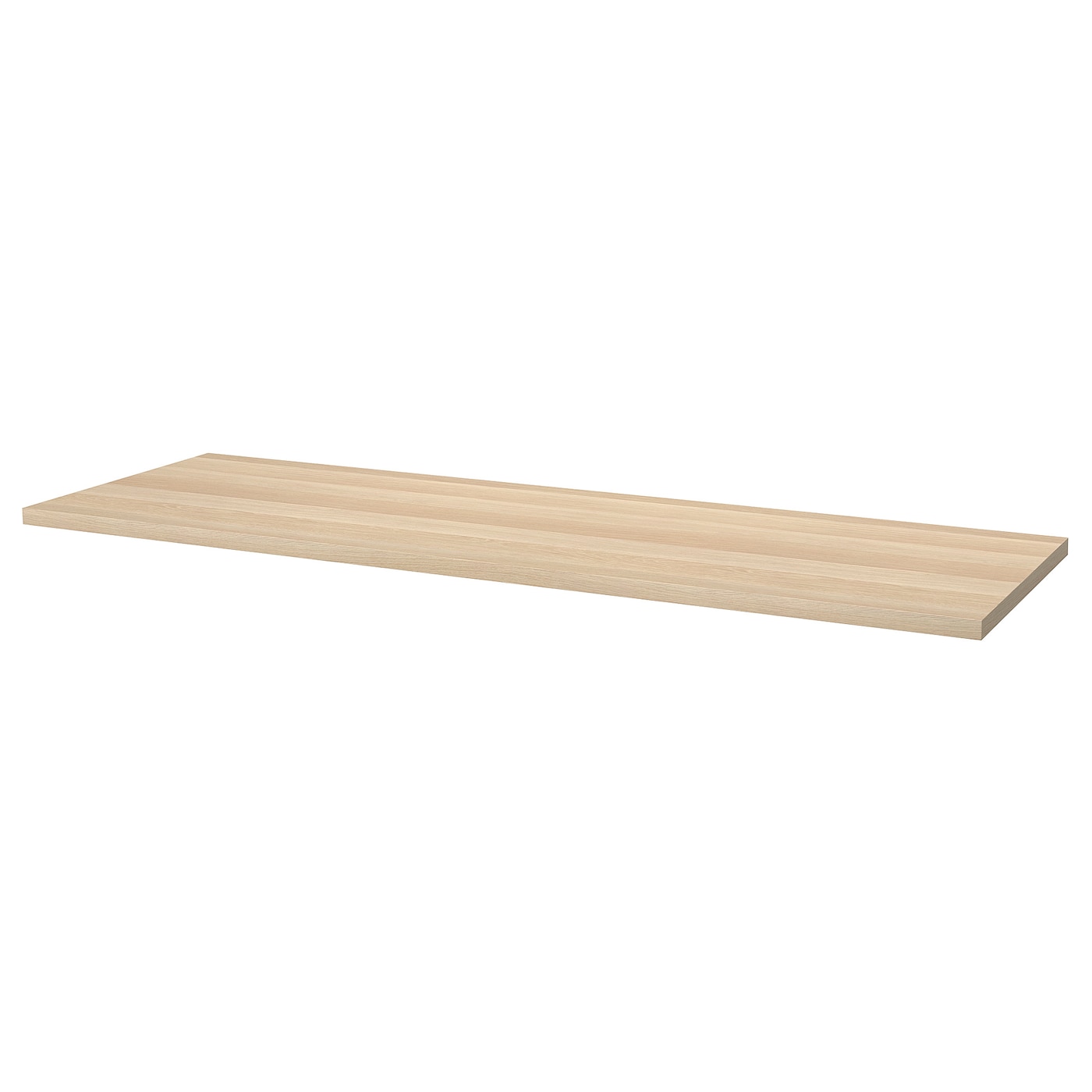 LAGKAPTEN / OLOV desk, black-brown/white, 783/4x235/8
