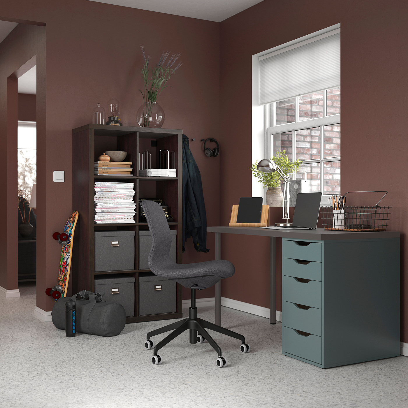 LAGKAPTEN table top dark grey - IKEA