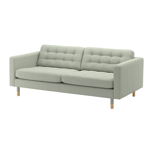 LANDSKRONA 4-seat sofa with chaise longues Gunnared light