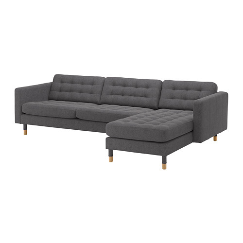 家具 landskrona LANDSKRONA 2-seat sofa, Grann/Bomstad golden-brown/metal - IKEA