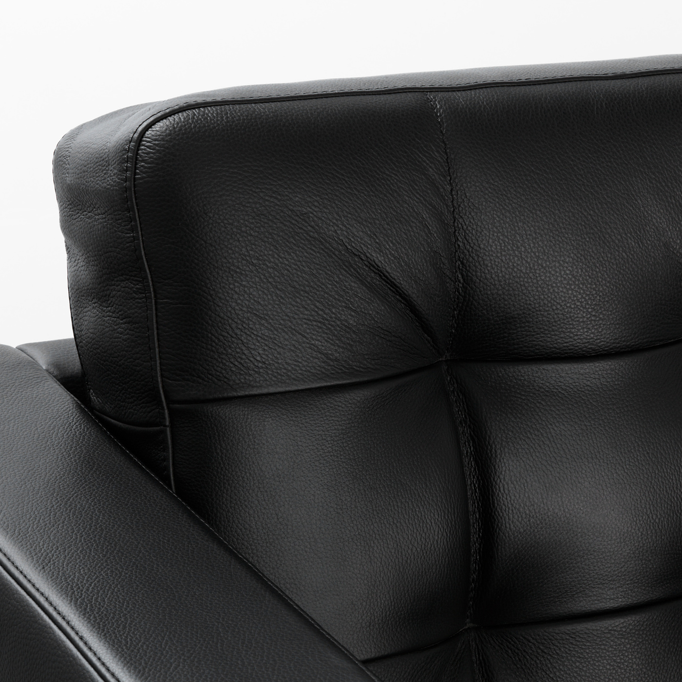LANDSKRONA two-seat sofa Grann/Bomstad black/wood - IKEA