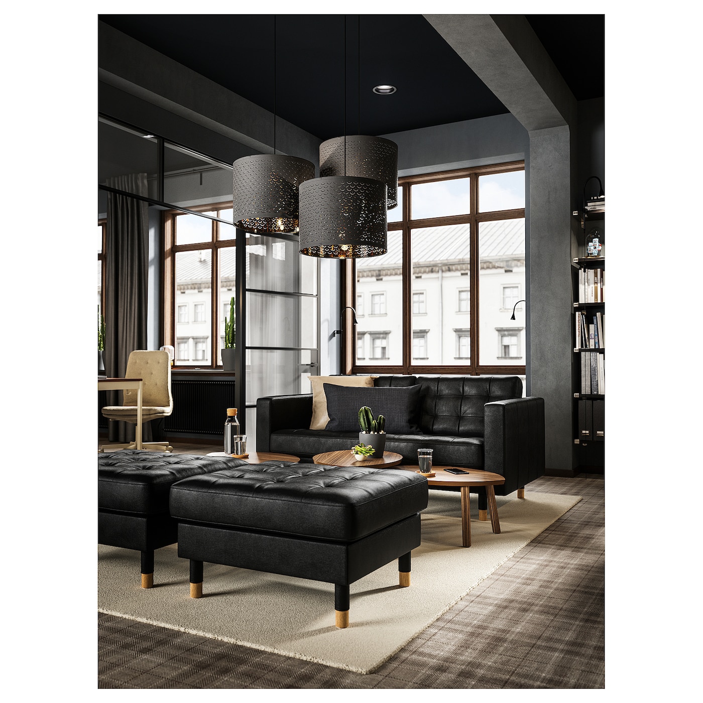 IKEA ソファ　LANDSKRONA Ikea Landskrona Couch Set | Good for 4 people | Pillows and