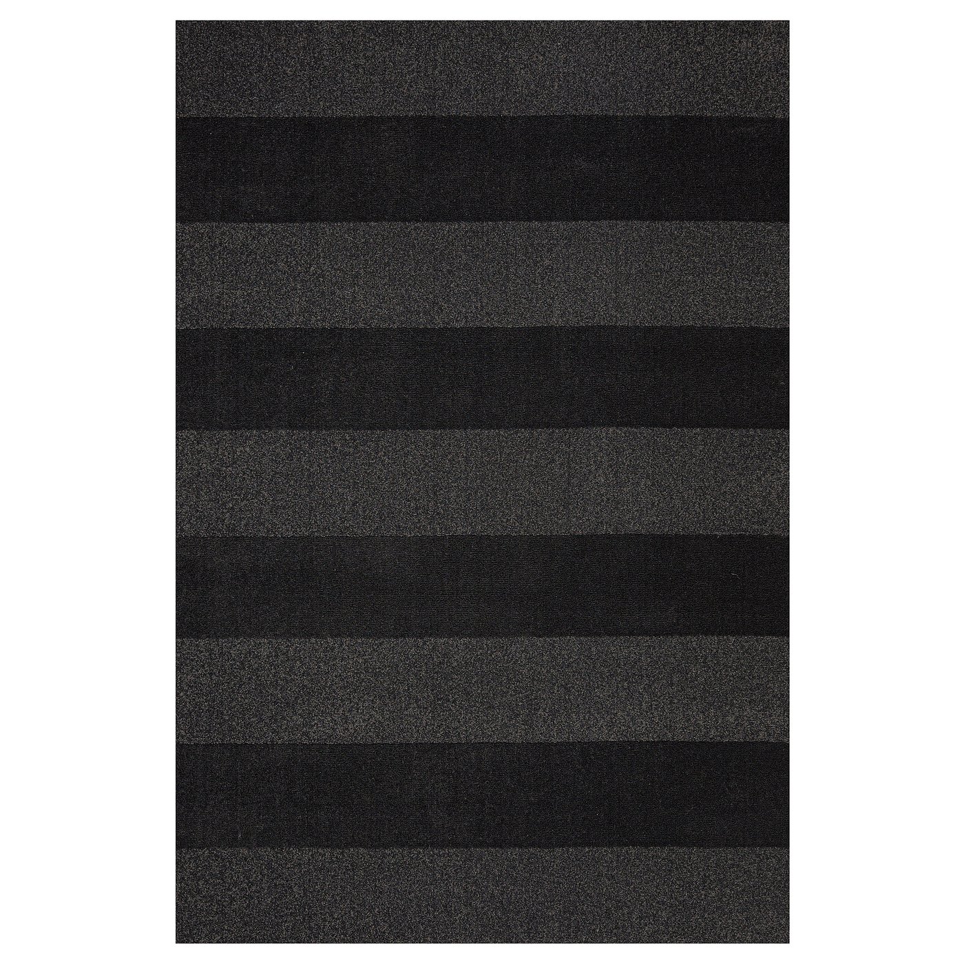 LANDSVÄG rug, low pile dark grey - IKEA