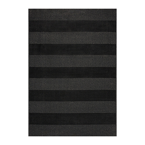 NÖVLING rug, low pile dark blue/yellow-brown - IKEA