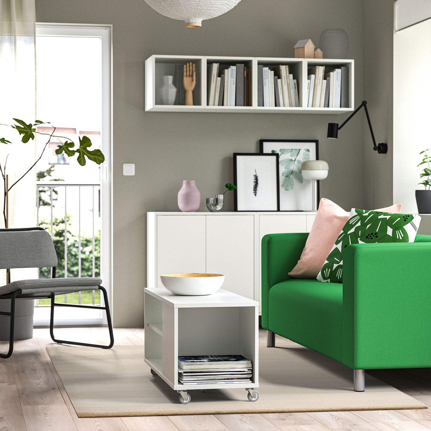 LANDSVÄG rug, low pile off-white - IKEA