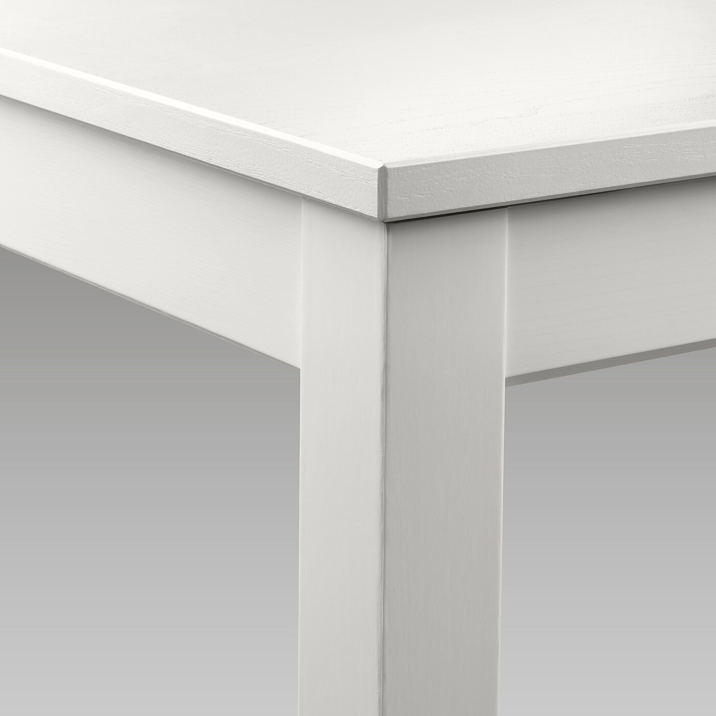 LANEBERG EKEDALEN table and 6 chairs white white Orrsta light grey IKEA