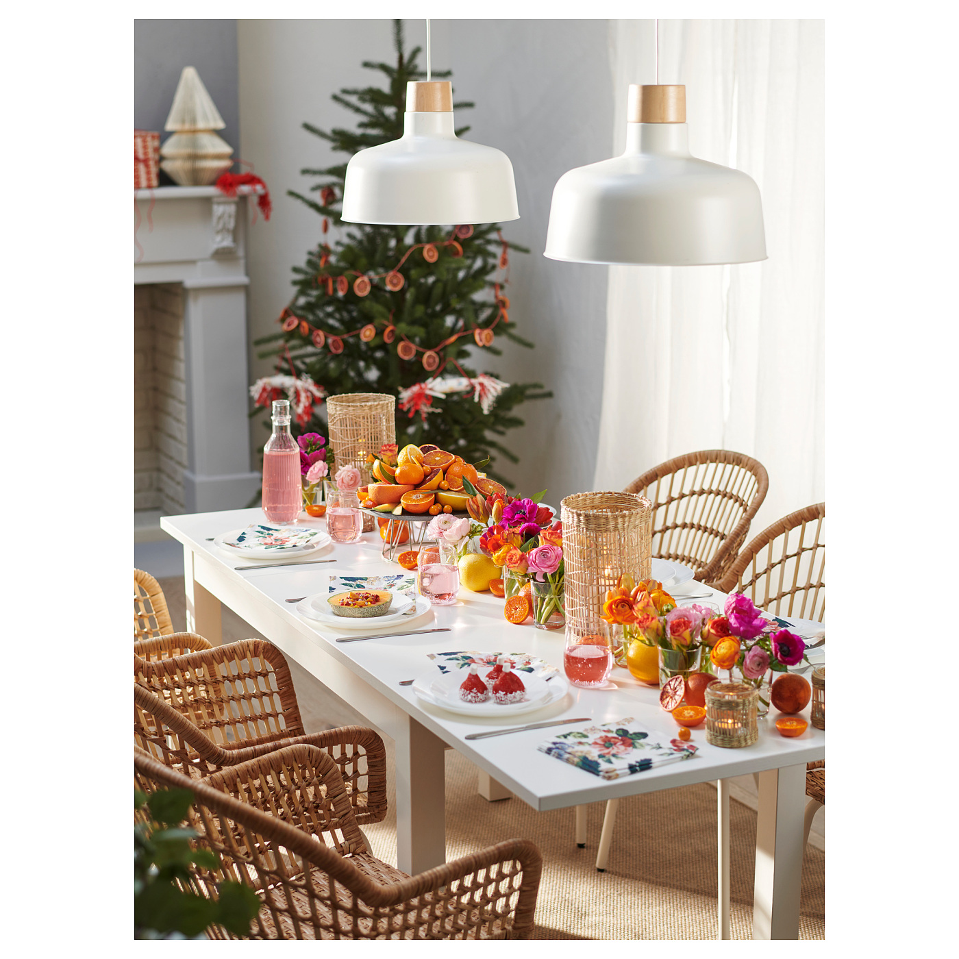 LANEBERG extendable table white - IKEA