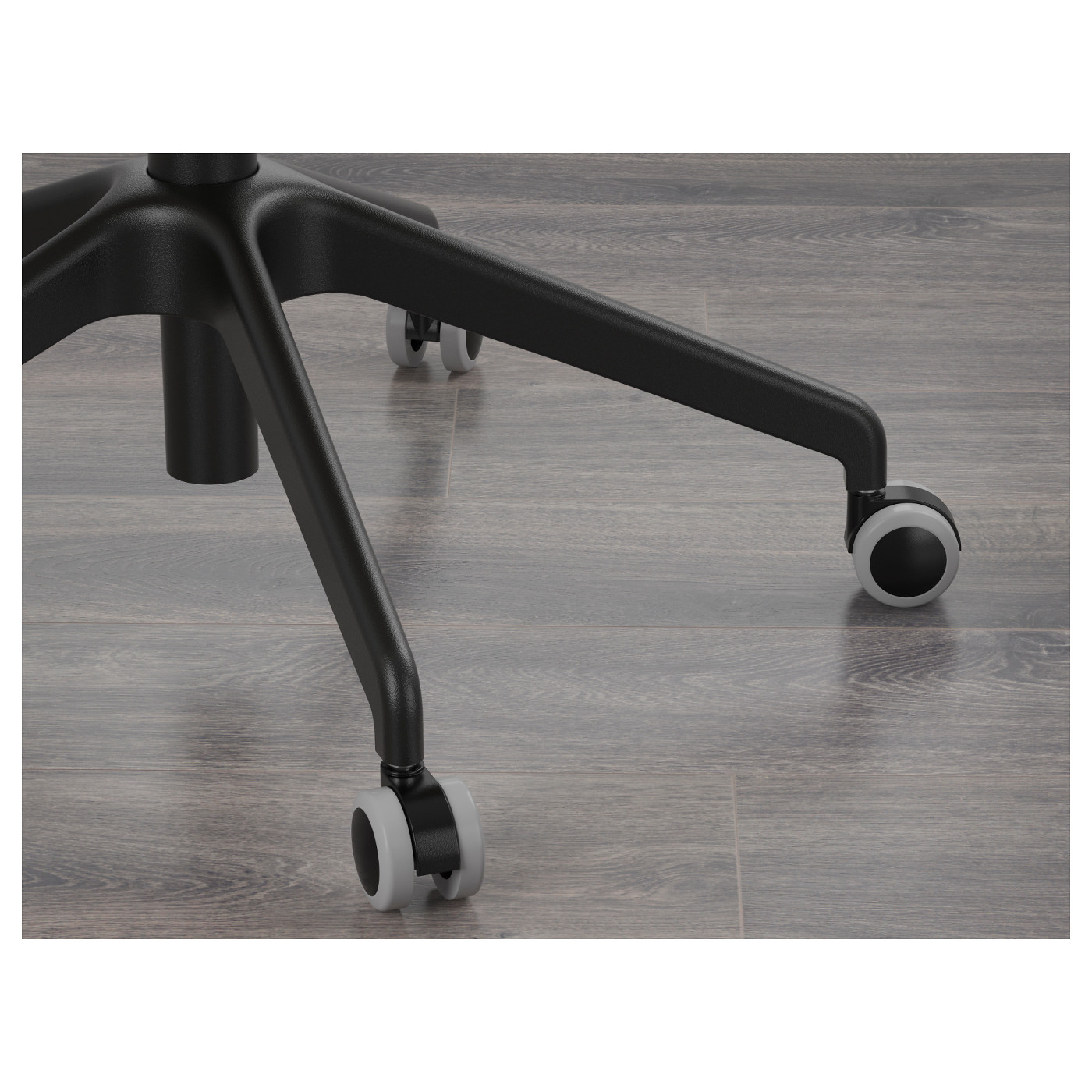 LÅNGFJÄLL conference chair Gunnared dark grey/black - IKEA