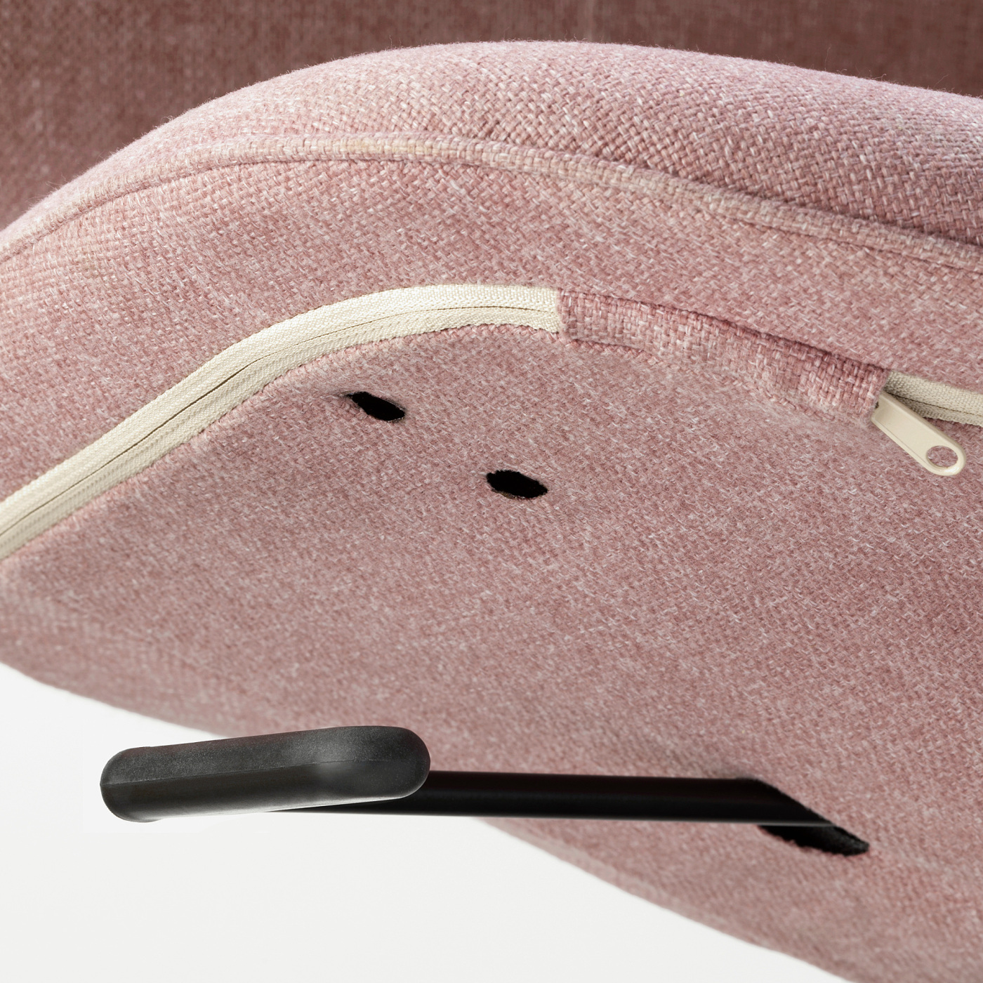 LÅNGFJÄLL conference chair Gunnared light brown-pink/black - IKEA
