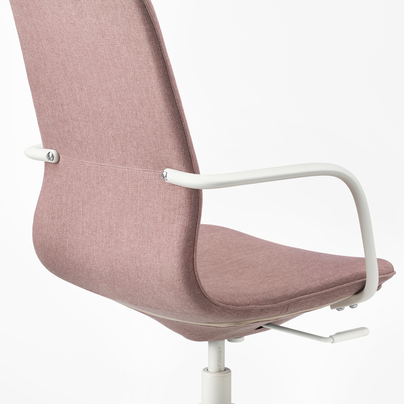 LÅNGFJÄLL conference chair with armrests Gunnared light brown-pink