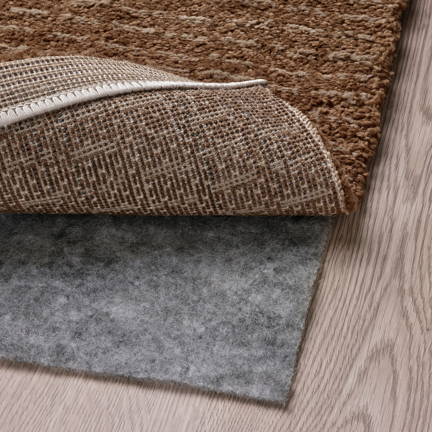 LANGSTED rug, low pile light brown - IKEA