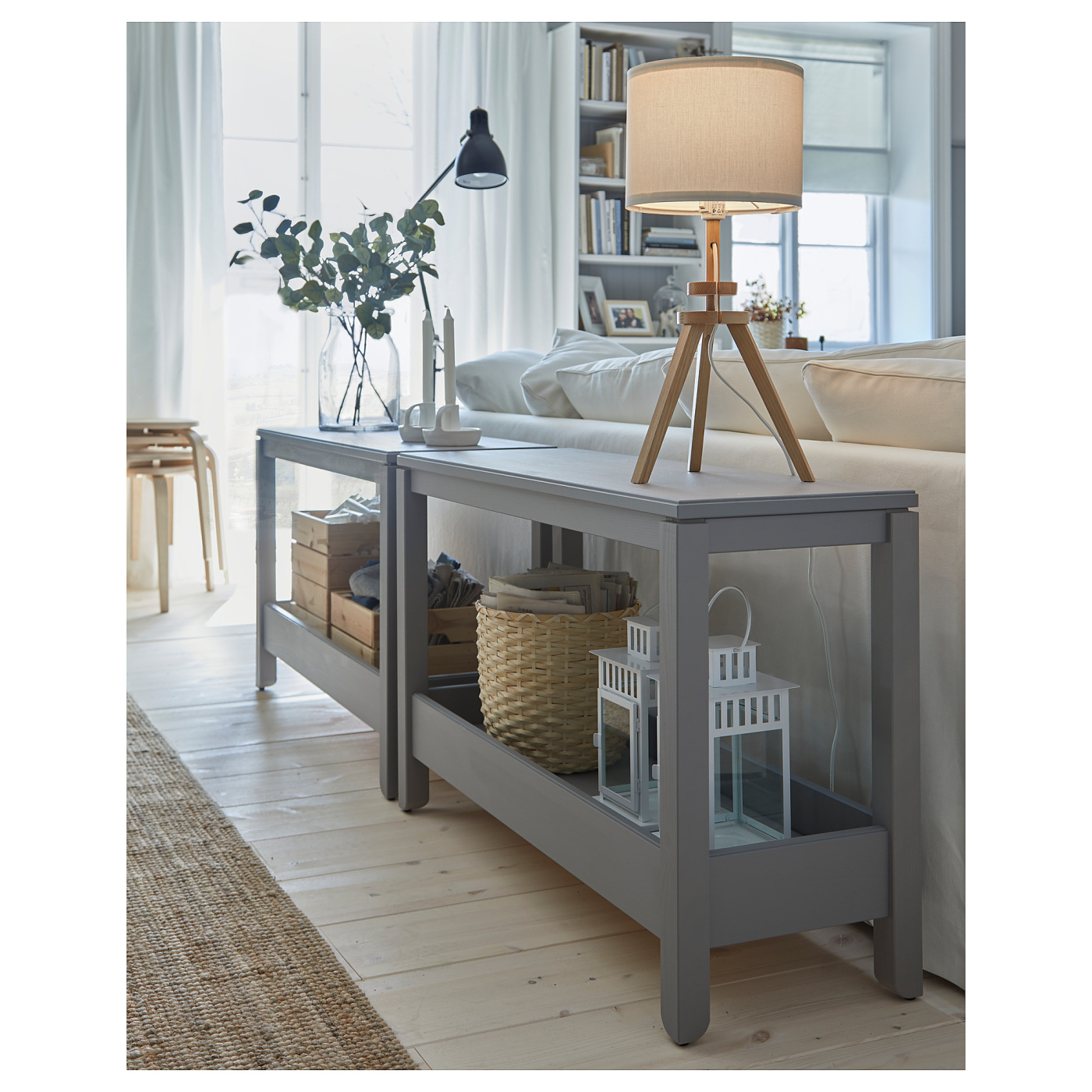 LAUTERS table lamp ash/white - IKEA