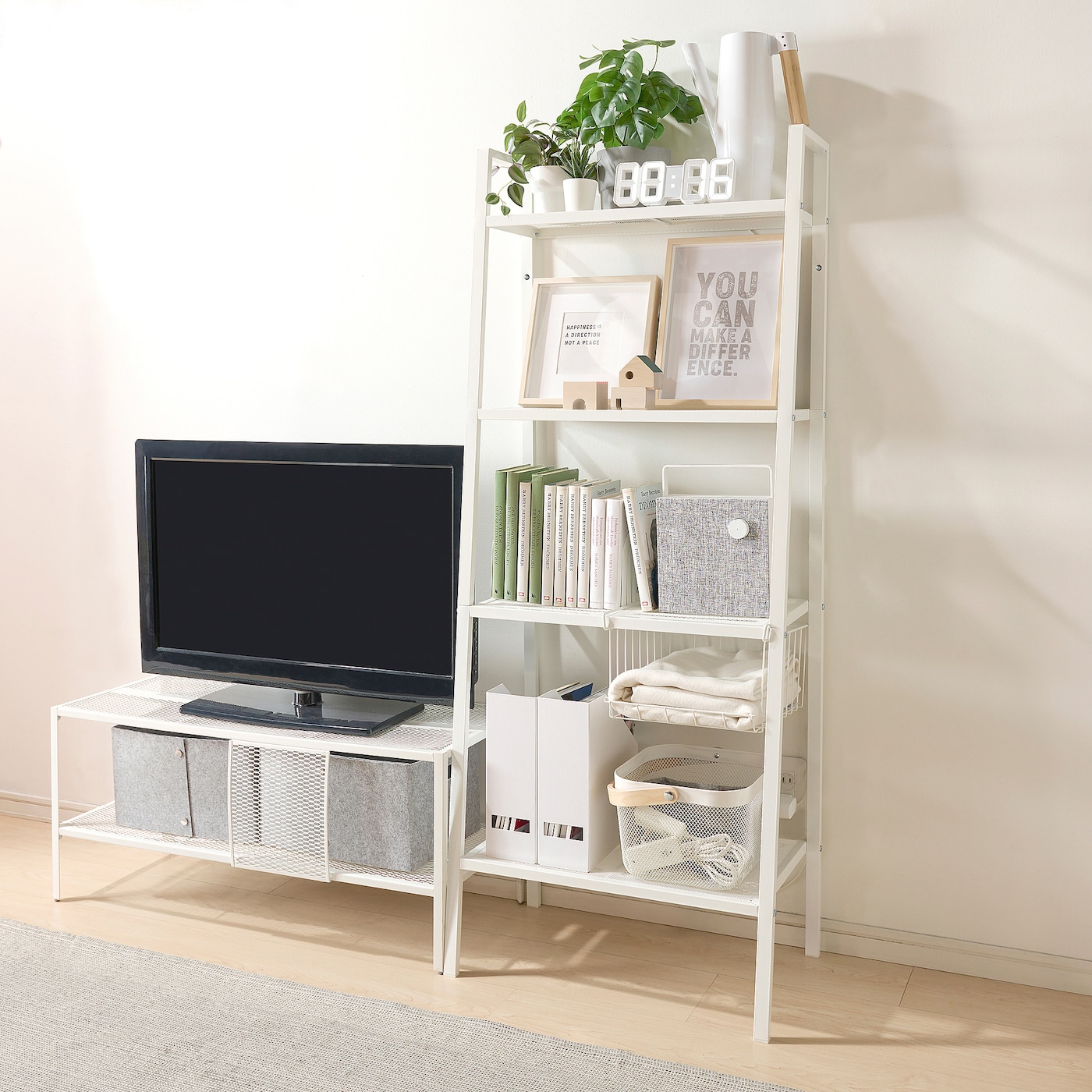 Ikea lerberg shelf white discount